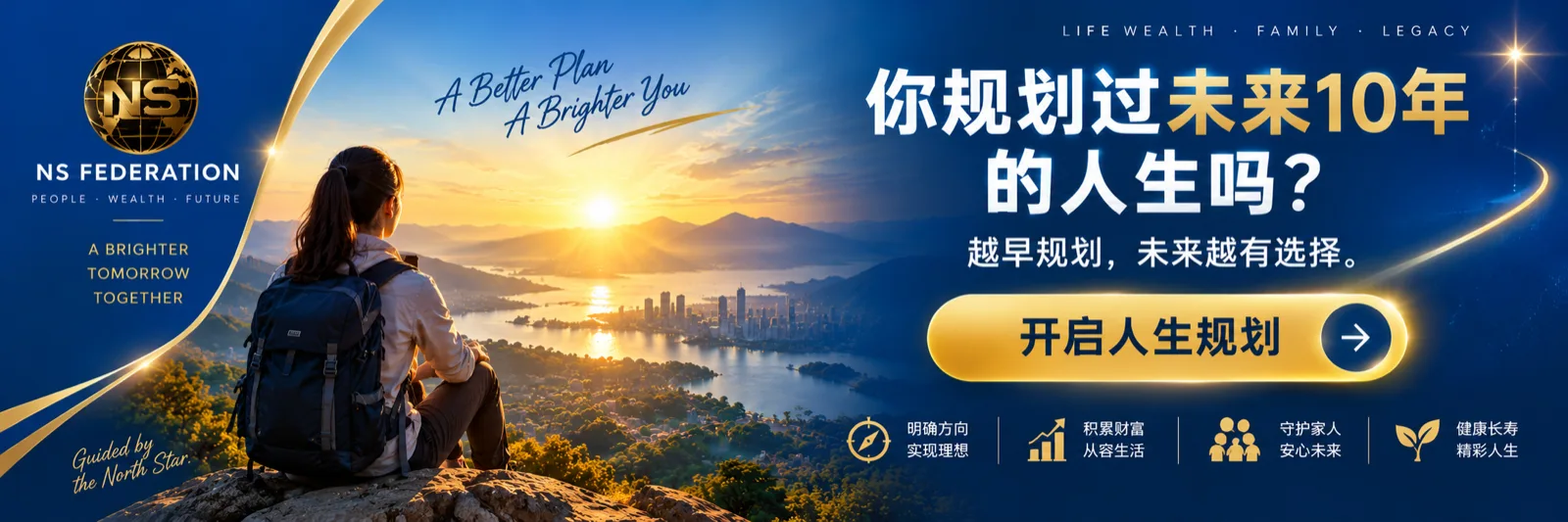 你规划过未来10年的人生吗？越早规划，未来越有选择。